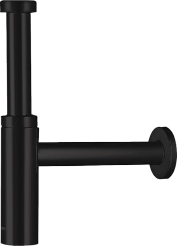 hansgrohe Siphon Flowstar S, Ablauf für Waschbecken Mattschwarz, 345,00
