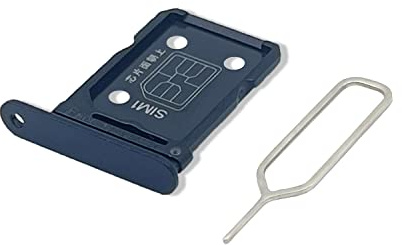 Eonpam Tiroir Carte SIM pour (Oppo Reno 6) Support Qualité d'origine Remplacement Plateau Memory SD Slot carte SIM avec aiguille SIM(Noir)