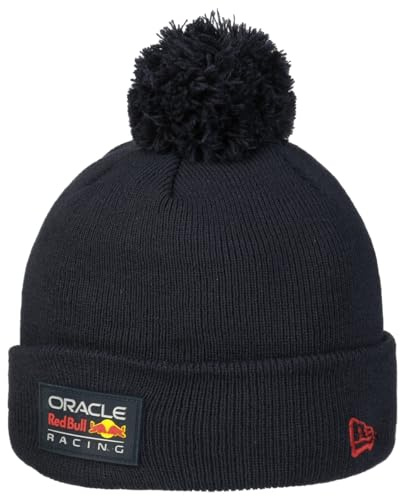 New Era Red Bull Racing TofsmössaEra Herrar/Damer - tofsmössa mössa med uppvikbar kant uppvik Höst Sommar Vår Vinter Sommar-Vinter - One Size mörkblå