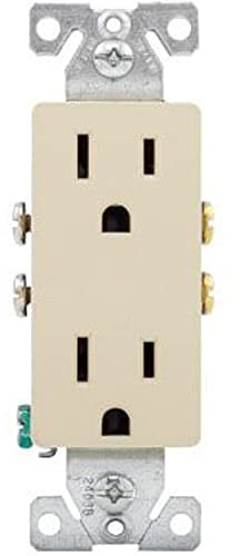 1080P HD Wi-Fi Functional Wall Outlet Receptacle Spy Camera P2P WiFi Power Plug Socket Hidden Nanny Cam Spy Camera, 120V AC Wired (Color: Ivory/Type: Square Face)