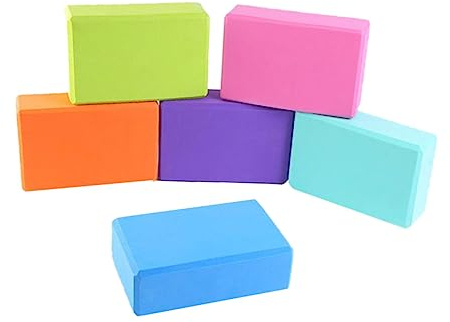 BESPORTBLE 6 Stück Packung Yoga-block Pilates-blöcke Yoga-stein Bausteine ​​für Das -training Eva-schaum-blöcke -übungsschaumsteine -hilfssteine Fitness -kissen Rutschfest