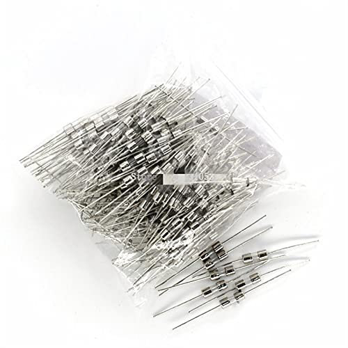 PAKMEZ Sicherungen 10 Stück Glasrohrsicherung mit Stift 3,6 x 10 mm, 0,5 A, 1 A, 1,5 A, 2 A, 3 A, 4 A, 5 A, 8 A, 10 A, 250 V, flinke Glassicherung, 3 x 10 mm, F0,5 A, F2A-Sicherungen (Size : 8A)
