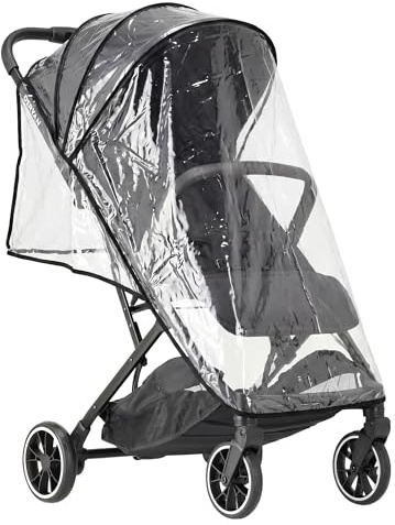 Deryan Rolo (Easy) buggy regnskydd – transparent universellt regnskydd för barnvagnar – universellt regnskydd