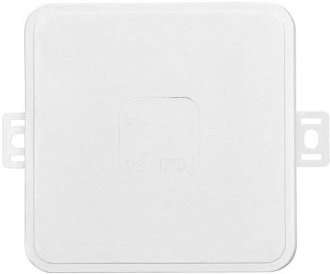 Miratic Scatola Derivazione Esterna IP54 Scatola Elettrica 85x85x41mm - 12 Pressacavi di Gomma Cassetta Elettrica Esterna Montaggio in Superficie (bianco)