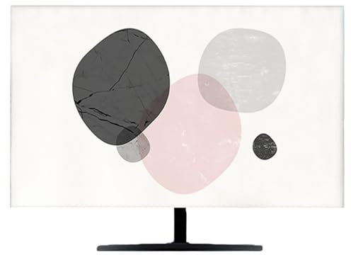 XYUERU Protezione for TV Copertura Antipolvere for TV da Esterno da 32 a 85 Pollici di Altezza, qualità Domestica, da Appendere, da Tavolo, for TV Curve universali(40inches)