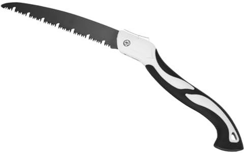 Happyyami scie en acier outillage de jardin jardinage outillage Sciage de camping à élaguer pliantes de jardin scie pliante pour la coupe du bois acier au manganèse sk5