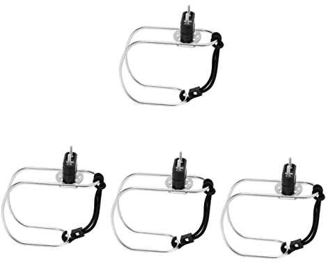 BESPORTBLE 4piezas Soporte Inoxidable para Barco Soporte para Anillo De Salvamento para Yates y Embarcaciones Instalación y Diseño Resistente y