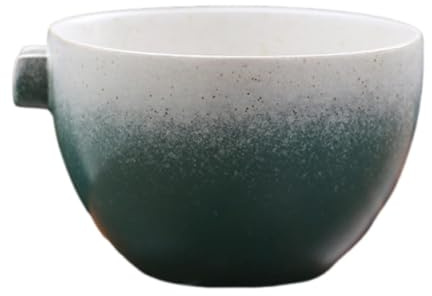 Fenteer Cuenco de Matcha de 350 ml, Chawan para del té con Boquilla para Matcha, Ideal para Principiantes, Verde