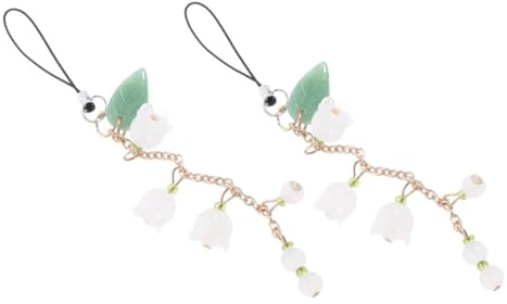 Angoily 2 Pièces Charm Phone Fleur Mobile Suspendu et Polyvalent pour Décoration Quotidienne et Occasions Spéciales