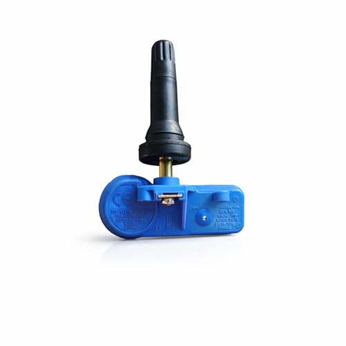 AZ-Teile® RDKS Sensor blaues Gehäuse, vergleichbar 13581561 | passend für Opel Adam, Corsa E und Karl, Reifendrucksensor 433 MHz, schwarzes Gummiventil