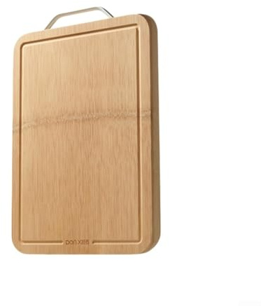 Planche à découper en bois pour la cuisine, pour hacher des produits et servir des aliments tels que la charcuterie lors d'événements sociaux (24 x 36 x 1,8 cm)