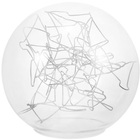 HAKIDZEL Pantalla de Lámpara de Vidrio Forma de Globo para Techo