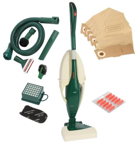 VORWERK Staubsauger KOBOLD VK 131 + Elektrobürste EB 350/351+ 5-teiliges Düsen-Set+ 10 Staubsaugerbeutel + Schlauch (Generalüberholt) von JaTop
