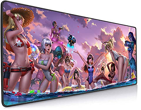 NC Individuelles Foto-Mauspad, erweiterte große Gaming-Schreibtischunterlage, personalisiertes Druckbild & Text Gummituch-Mauspad 90x40cm