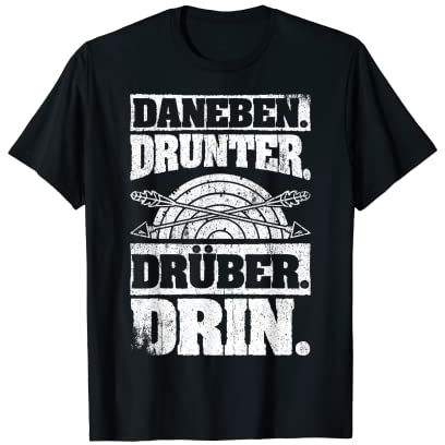 Bogenschütze Bogenschießen Bogensport Geschenk T-Shirt