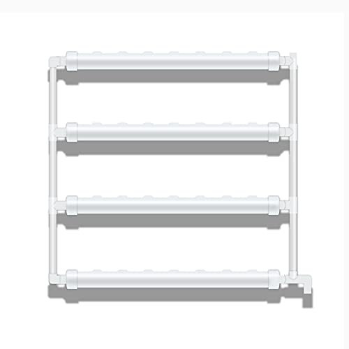 Hydroponic System Hydroponic Grow Kit Erdlose Pflanzenanbau-Systeme 36 Pflanzenplätze 4 Schicht Pflanzen Gemüse Hydrokultur für Haus Balkon Garten Balkongemüse (Wandmontiert)