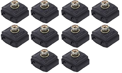 Morsetto Perforante Isolante, 10 Pezzi Connettore Filo Tipo T Inserti in Rame Stagnato Ad Alta Sicurezza per Linee Aeree Esterne per Edifici Alti,Filo e cavo