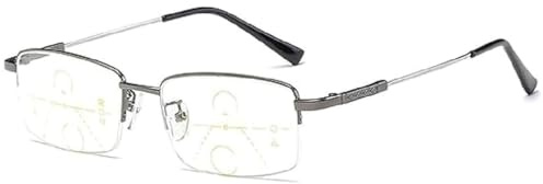 Sovtay Fanyil Intellireaders, Sherum Intellireaders, Fanyil-Brillen, Intellireaders Gleitsicht-Lesebrille (3.5 x,Grey)