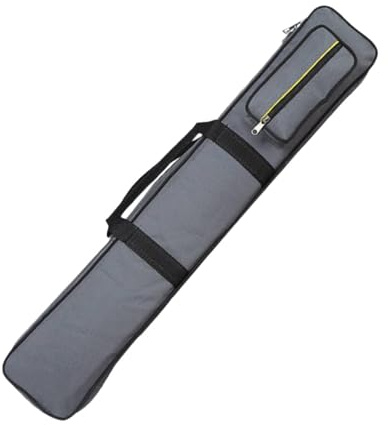 wueiooskj Custodia per stecche da biliardo, custodia per stecche da biliardo a 8 buche con tracolla, per, borsa per il trasporto di, Blu, 85x18x7cm