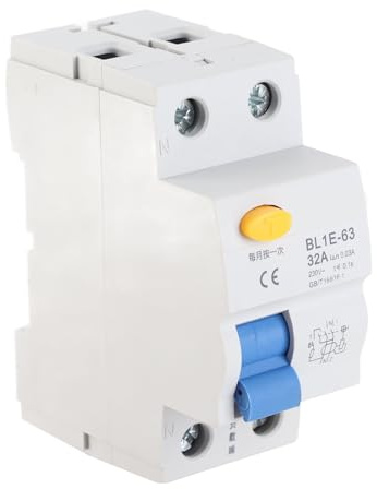 Oumefar BL1E 63 32A 1P + N disjoncteur de courant résiduel RCCB 30mA 230V disjoncteur de courant résiduel pour la construction technique , etc .