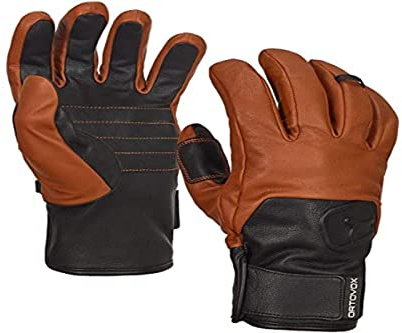 ORTOVOX Herren Swisswool Leather Glove Handschuhe, Brown, L EU