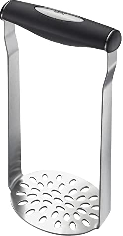 GEFU 13250 Kartoffelstampfer TIMBRA – Edelstahl, Stampfer für Kartoffelpüree, Obst und Gemüse
