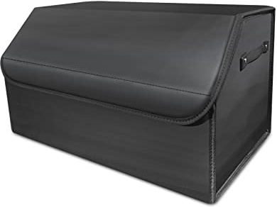 Ergocar Organizador de Maletero de Coche, Plegable Organizador de Coche para Almacenamiento con Asa, Organizador de Maletero con Tapa, Base Antideslizante, Fácil de Limpiar, para Coches y SUV
