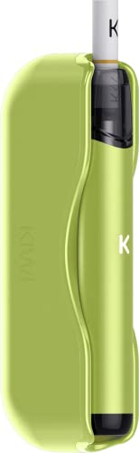 KIWI 1 Starter Kit, Sigaretta Elettronica con Sistema Pod, 400mAh, Powerbank 1450 mAh, 1,8 ml, senza nicotina, no E-Liquid (Fury Green)