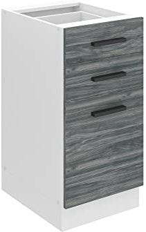 Belini Unterschrank SDSZ 40 cm, ohne Arbeitsplatte, Glamour Wood | Küche, Küchenunterschrank Breite, Küchenschränke, Küchenschrank mit Schubladen