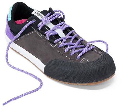 LANDED The Switchback Outdoor Approach Unisex Walking Shoes - Black Dahlia Purple, Men's 11.5/ Women's 13