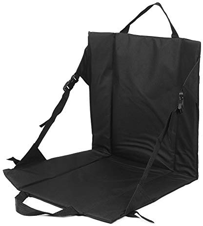 Natudeco Schwarzer Strandklappstuhl Oxford-Stoff Leichter Niedriger Strandstuhl Campingstuhl Tragbarer Klappstuhl Klappbarer Strandstuhl Für Outdoor-Camping-Strand
