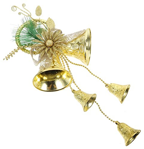 Warmhm Weihnachtsglöckchen Anhänger Deko Zum Aufhängen Kreative Xmas Baumschmuck Hängende Glocke Für Wohnzimmer Hotel Und Festliche Atmosphäre