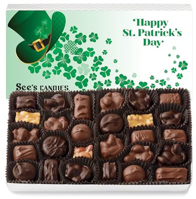 See's Candies St. Patrick's Day Nuts & Chews (1 Pound (Pack of 1))
