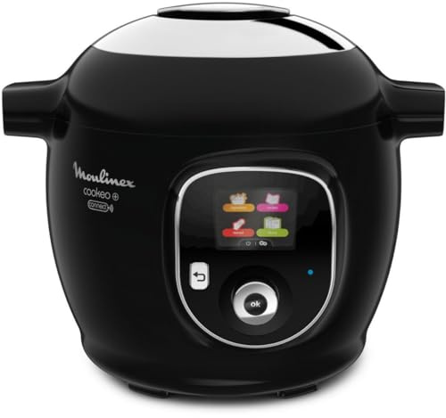 MOULINEX COOKEO+ CONNECT MULTICUISEUR INTELLIGENT 6 PROGRAMMES, 200 RECETTES 6L NOIR CE867810