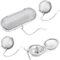 iTYOOS 3 Piezas Cestas Limpiadoras Ultrasónicas con Gancho de Cadena Extendido y Malla Extrafina, Malla Fina Acero Inoxidable Cesta de Limpieza de Piezas Pequeñas para Limpiar Joyas, Piezas de Reloj