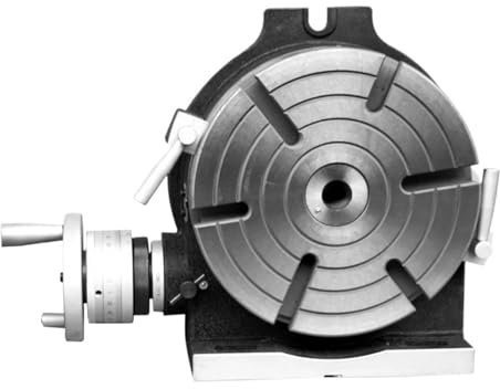 AMEHRU Fresadora HV-8 Fresadora de Disco indexador de Doble propósito Vertical y Horizontal Fresadora de Mesa giratoria Cabezal de indexación Divisor(5 Inch 125mm)