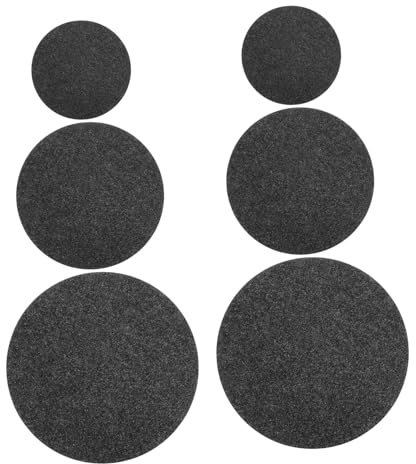 Happyyami Lot de 6 Coussinets Ronds en Feutre pour Pots de Fleurs, Tapis Absorbants en Tissu Non Tissé, Matériau Sûr, Usage Longue Durée, Adaptés pour Plantes en Intérieur ou Bureau