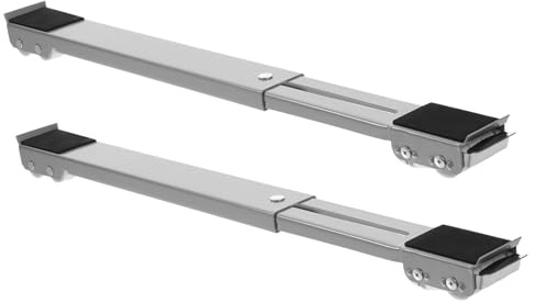 jojofuny Furniture Moving Bracket Heavy Duty Washing Machine Mover Sliders Adjustable Appliance Pedestals