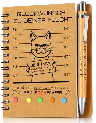 Abschiedsgeschenk Kollegen, 3 Stück Abschied Kollege Abschied Kollegin Abschiedsgeschenk Kollegin Erzieherin Lehrerin, Witzige Dankeschön Geschenke Ruhestand Geschenk Kleine Geschenke für Kollegen