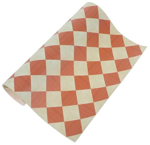OFFIGAM Simulation Boden Puppenbett Tür Winziger Teppich Kleine Figuren Puppenbett Bodenbelag Tapete Mini Dielen Mikroszene Puppen Tragbares Modell Babypuppe Pu