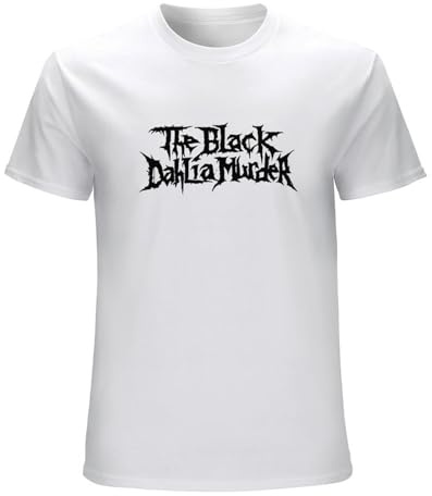Black Dahlia Murder Logo T-Shirt White Unisex Mens Tops Tee L