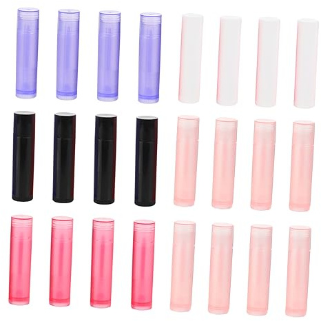 GALPADA 50pcs Empty Lipstick Container Reusable Lip Balm Tube Small Portable DIY Lipstick Holder for Lip Tint Stain Make up Storage