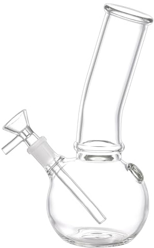 Glass Bong 20cm Glass Water Pipe with Tornado Filter with Bowl Smoking Pipes for Tobacco Bongs Water Pipes Transparent