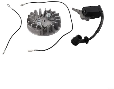 Kit d'assemblage de volant d'inertie et d'allumeur pour scie à main unique de 30,5 cm conçu pour les moteurs de tronçonneuse 2500 25CC pour maintenir un allumage efficace et prolonger l'utilisation de