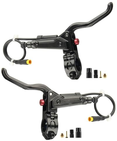 Generisch Aluminiumlegierung 3-pin Hydraulisch Bremshebel Links/rechts Für E-Bike(Lever Set)