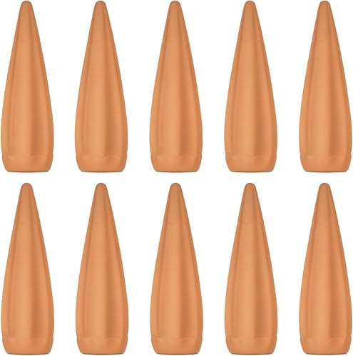 vensovo Terracotta Self Watering Spikes - 10 Pcs Potted Plant Watering Devices Vacation Self-Watering Stakes for Outdoor, Indoor Plants, Wine Bottle