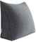 Johnear Cojín de cuña para cama, cojín de lectura, cojín de respaldo para sofá, cojín lumbar, cabecero de cama, cuña de cama triangular, cojín para libros, cojín de apoyo (gris, 2,45 cm)