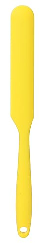 Spatules à Cire, Spatules en Silicone pour Faire Fondre la Cire, Applicateur de Cire pour L'épilation, Grattoir Multifonctionnel pour Haricot de Cire (Jaune)