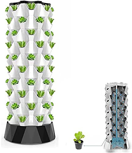 CGLYYDS Sistema Hidropónico con Temporizador, Torre Hidropónica, Cultivo De Elsoser De La Tierra, Construcción Vertical Planta Hidropónica Kit De Cultivo Hidropónico Planes,6floors