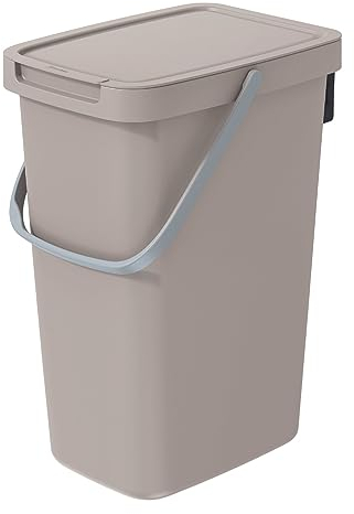 Keden Systema Q Cubo de Basura Cubo de Reciclaje (12L, Marrón Claro)